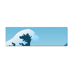 Minimalism Great Wave Off Kanagawa Sticker Bumper (10 Pack) by Sarkoni