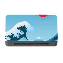 Minimalism Great Wave Off Kanagawa Memory Card Reader With Cf by Sarkoni