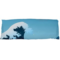 Minimalism Great Wave Off Kanagawa Body Pillow Case Dakimakura (two Sides) by Sarkoni