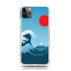 Minimalism Great Wave Off Kanagawa Iphone 11 Pro Max 6 5 Inch Tpu Uv Print Case by Sarkoni