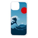 Minimalism Great Wave Off Kanagawa iPhone 13 mini TPU UV Print Case Front