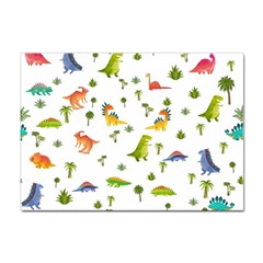 Baby Dino Seamless Pattern Sticker A4 (10 Pack) by Sarkoni