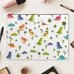 Baby Dino Seamless Pattern Cosmetic Bag (xl) by Sarkoni