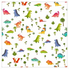 Baby Dino Seamless Pattern Lightweight Scarf  by Sarkoni