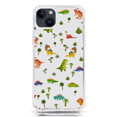 Baby Dino Seamless Pattern Iphone 14 Plus Tpu Uv Print Case by Sarkoni