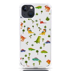 Baby Dino Seamless Pattern Iphone 13 Tpu Uv Print Case by Sarkoni