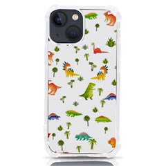 Baby Dino Seamless Pattern Iphone 13 Mini Tpu Uv Print Case by Sarkoni