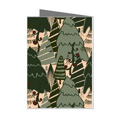 Christmas Vector Seamless Tree Pattern Mini Greeting Cards (pkg Of 8) by Sarkoni