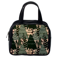 Christmas Vector Seamless Tree Pattern Classic Handbag (one Side) by Sarkoni