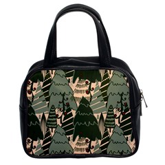 Christmas Vector Seamless Tree Pattern Classic Handbag (two Sides) by Sarkoni