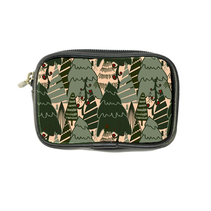 Christmas Vector Seamless Tree Pattern Coin Purse