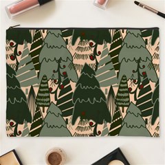 Christmas Vector Seamless Tree Pattern Cosmetic Bag (xxxl) by Sarkoni