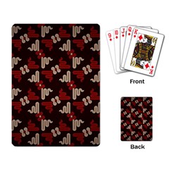 Oriental Dragon Motif Pattern Playing Cards Single Design (rectangle) by Sarkoni