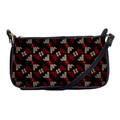 Oriental Dragon Motif Pattern Shoulder Clutch Bag by Sarkoni