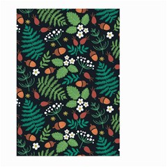 Pattern Forest Leaf Flower Motif Large Garden Flag (two Sides) by Sarkoni