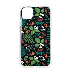 Pattern Forest Leaf Flower Motif Iphone 11 Tpu Uv Print Case by Sarkoni