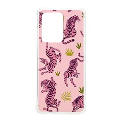 Pink Tigers And Tropical Leaves Patern Samsung Galaxy S20 Ultra 6 9 Inch Tpu Uv Case by Sarkoni