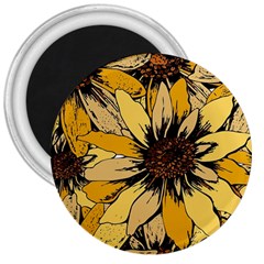 Colorful Seamless Floral Pattern 3  Magnets by Sarkoni