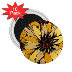 Colorful Seamless Floral Pattern 2 25  Magnets (10 Pack)  by Sarkoni