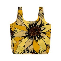 Colorful Seamless Floral Pattern Full Print Recycle Bag (m) by Sarkoni