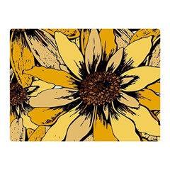 Colorful Seamless Floral Pattern Two Sides Premium Plush Fleece Blanket (mini) by Sarkoni