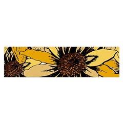 Colorful Seamless Floral Pattern Oblong Satin Scarf (16  X 60 ) by Sarkoni