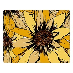 Colorful Seamless Floral Pattern Premium Plush Fleece Blanket (large) by Sarkoni