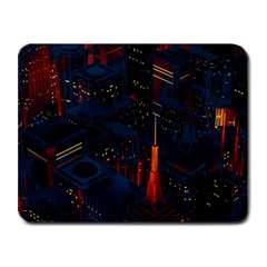 Architecture City Pixel Art Small Mousepad by Sarkoni