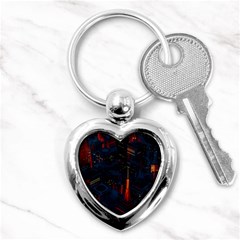 Architecture City Pixel Art Key Chain (heart) by Sarkoni