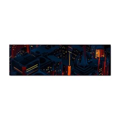 Architecture City Pixel Art Sticker (bumper) by Sarkoni