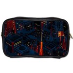 Architecture City Pixel Art Toiletries Bag (One Side) Front