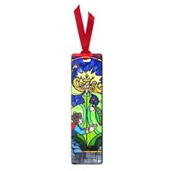 Beauty And The Beast Stained Glass Rose Small Book Marks by Sarkoni