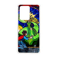 Beauty And The Beast Stained Glass Rose Samsung Galaxy S20 Ultra 6 9 Inch Tpu Uv Case by Sarkoni