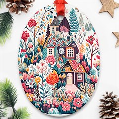 Cottagecore Oval Ornament (two Sides) by Valentinaart