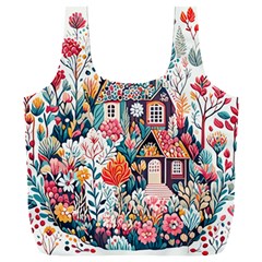 Cottagecore Full Print Recycle Bag (xxl) by Valentinaart