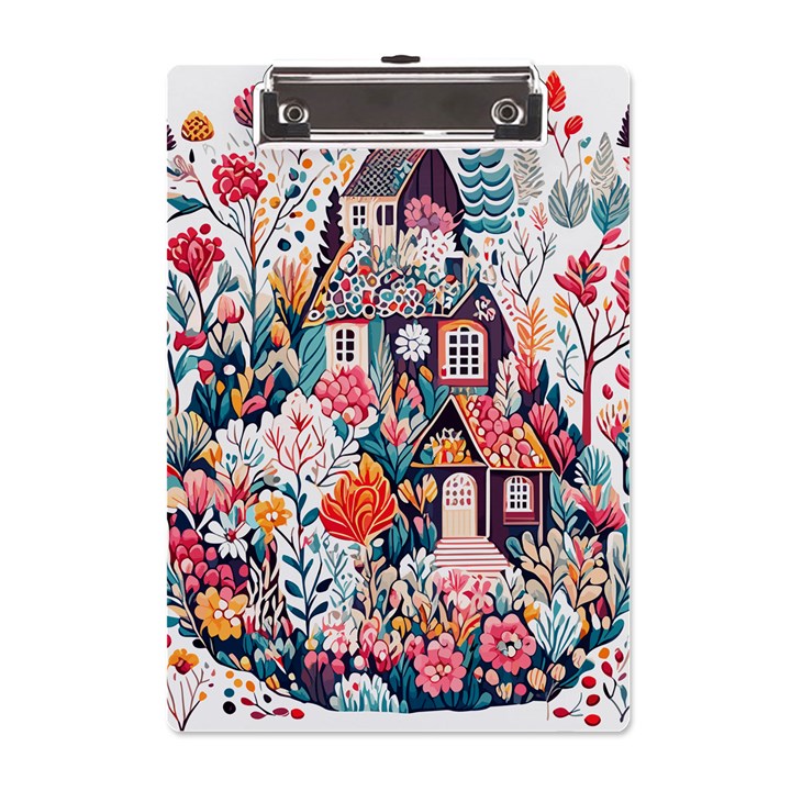 Cottagecore A5 Acrylic Clipboard