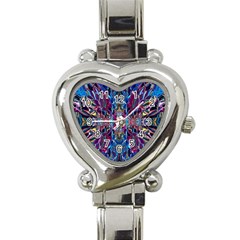 Cobalt blend Heart Italian Charm Watch