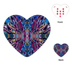 Cobalt blend Playing Cards Single Design (Heart)