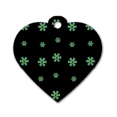 I Love Guitars In Pop Arts Blooming Style Dog Tag Heart (one Side) by pepitasart