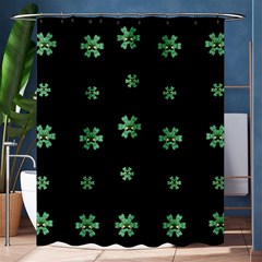 I Love Guitars In Pop Arts Blooming Style Shower Curtain 60  X 72  (medium)  by pepitasart