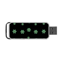 I Love Guitars In Pop Arts Blooming Style Portable Usb Flash (one Side) by pepitasart