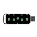 I Love Guitars In Pop Arts Blooming Style Portable USB Flash (One Side) Front