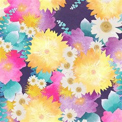 Watercolors Flowers Play Mat (square) by LalyLauraFLM