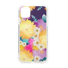 Watercolors Flowers Iphone 11 Tpu Uv Print Case by LalyLauraFLM