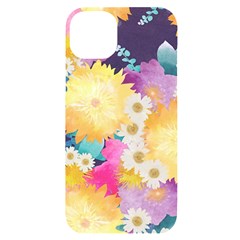 Watercolors Flowers Iphone 14 Plus Black Uv Print Case by LalyLauraFLM