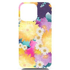 Watercolors Flowers Iphone 14 Pro Max Black Uv Print Case by LalyLauraFLM