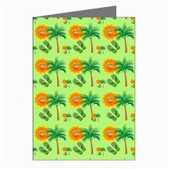 Summer Fun Pattern Greeting Cards (pkg Of 8) by LalyLauraFLM