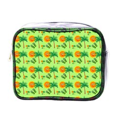 Summer Fun Pattern Mini Toiletries Bag (one Side) by LalyLauraFLM