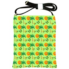 Summer Fun Pattern Shoulder Sling Bag by LalyLauraFLM