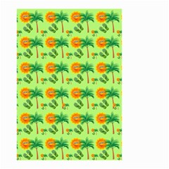 Summer Fun Pattern Small Garden Flag (two Sides) by LalyLauraFLM